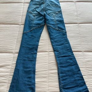 Blue jeans with star detail on butt